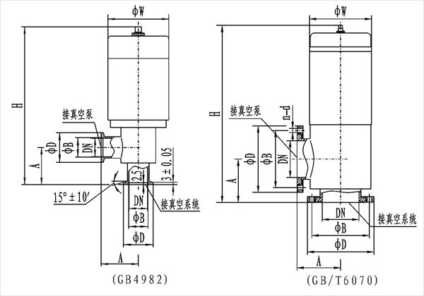 DDC-JQ电磁真空带充气阀