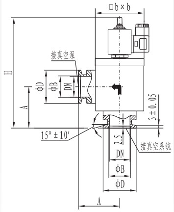 电磁低真空压差阀