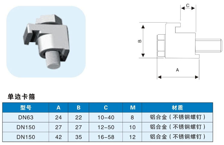 真空单边卡箍